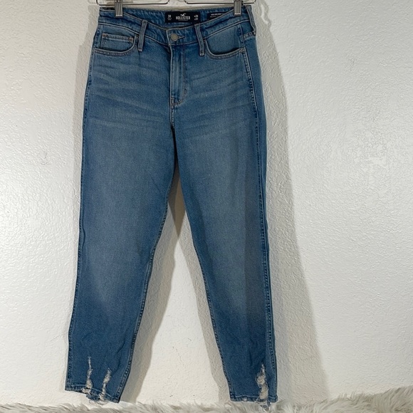 HOLLISTER High-Rise Mom Denim Jean Vintage Stretch Size 3R - Picture 2 of 11